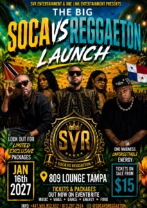 Soca vs Reggaeton is an international movement created by Mr. General (UK) to reunite English-speaking and Spanish-speaking Caribbean communities. It uses music to dismantle language barriers, educate on shared Afro-Caribbean history, and celebrate cultural sovereignty.