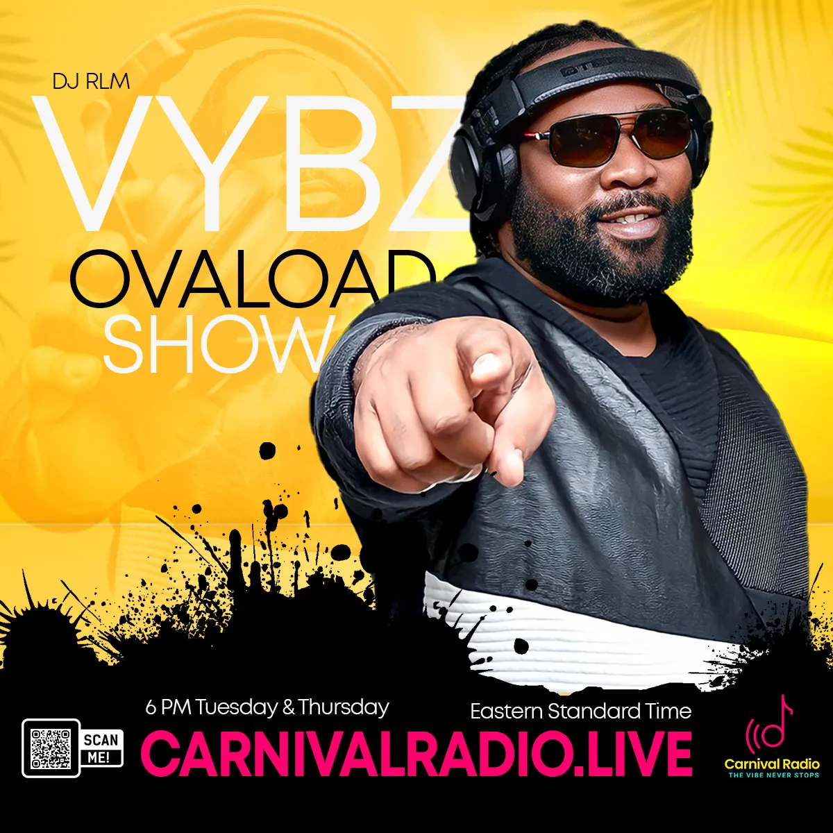 Carnival Radio Expands Global Footprint with Addition of Cultural Pioneer DJ RLM and "The Vybz Ovaload Show"